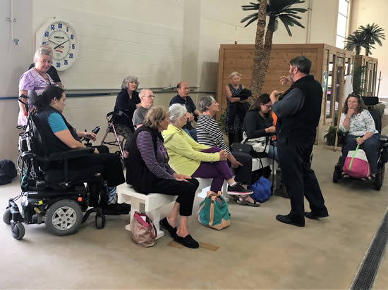 ms education - classroom with people in wheelchairs